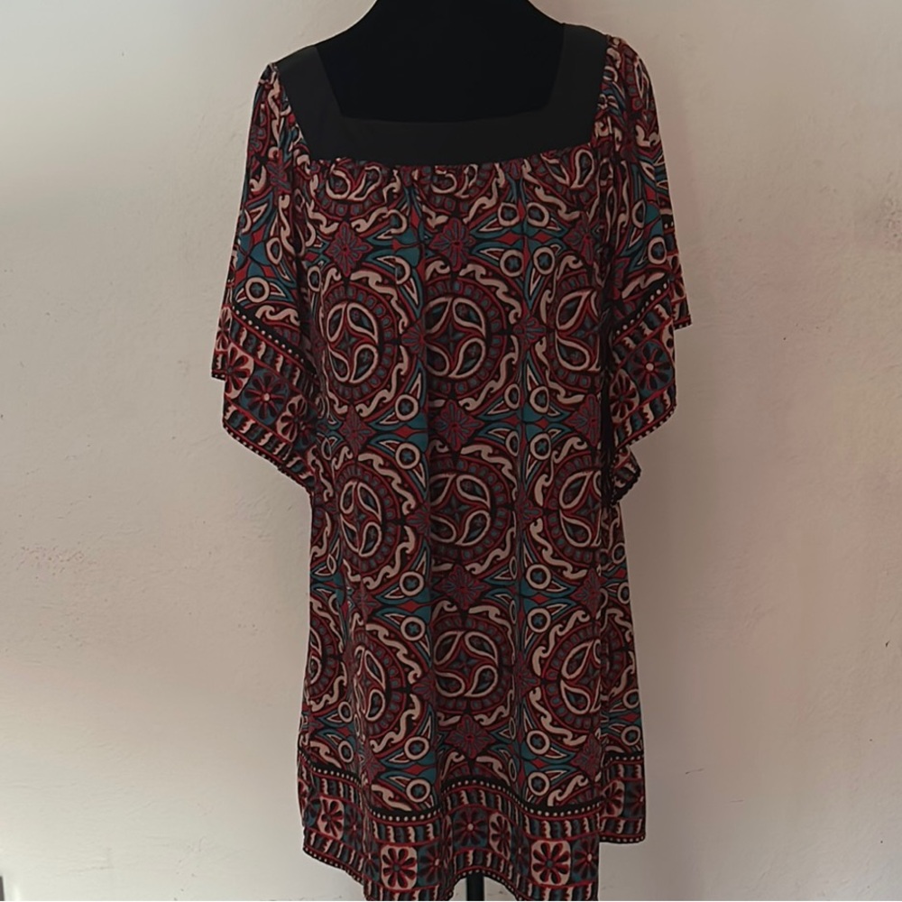 Bohemian Print Midi Dress